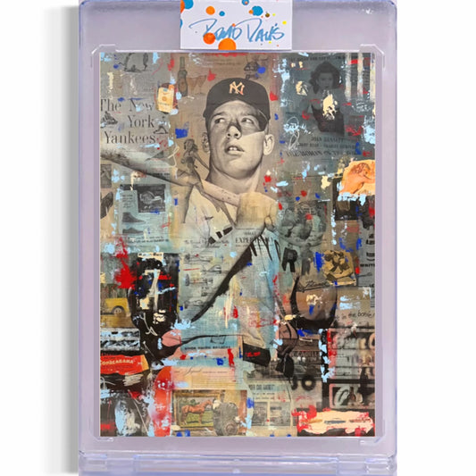 Mickey Mantle Card Art
