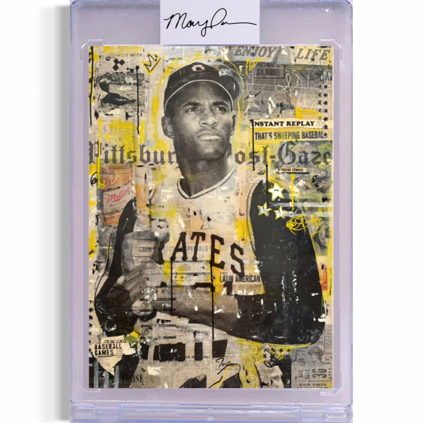 Roberto Clemente Card Art