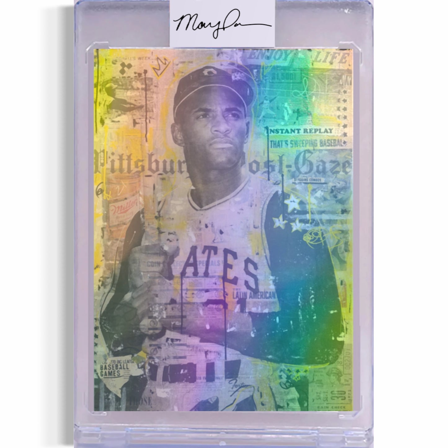 Roberto Clemente Card Art